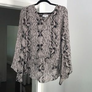 Parker Snakeskin Blouse